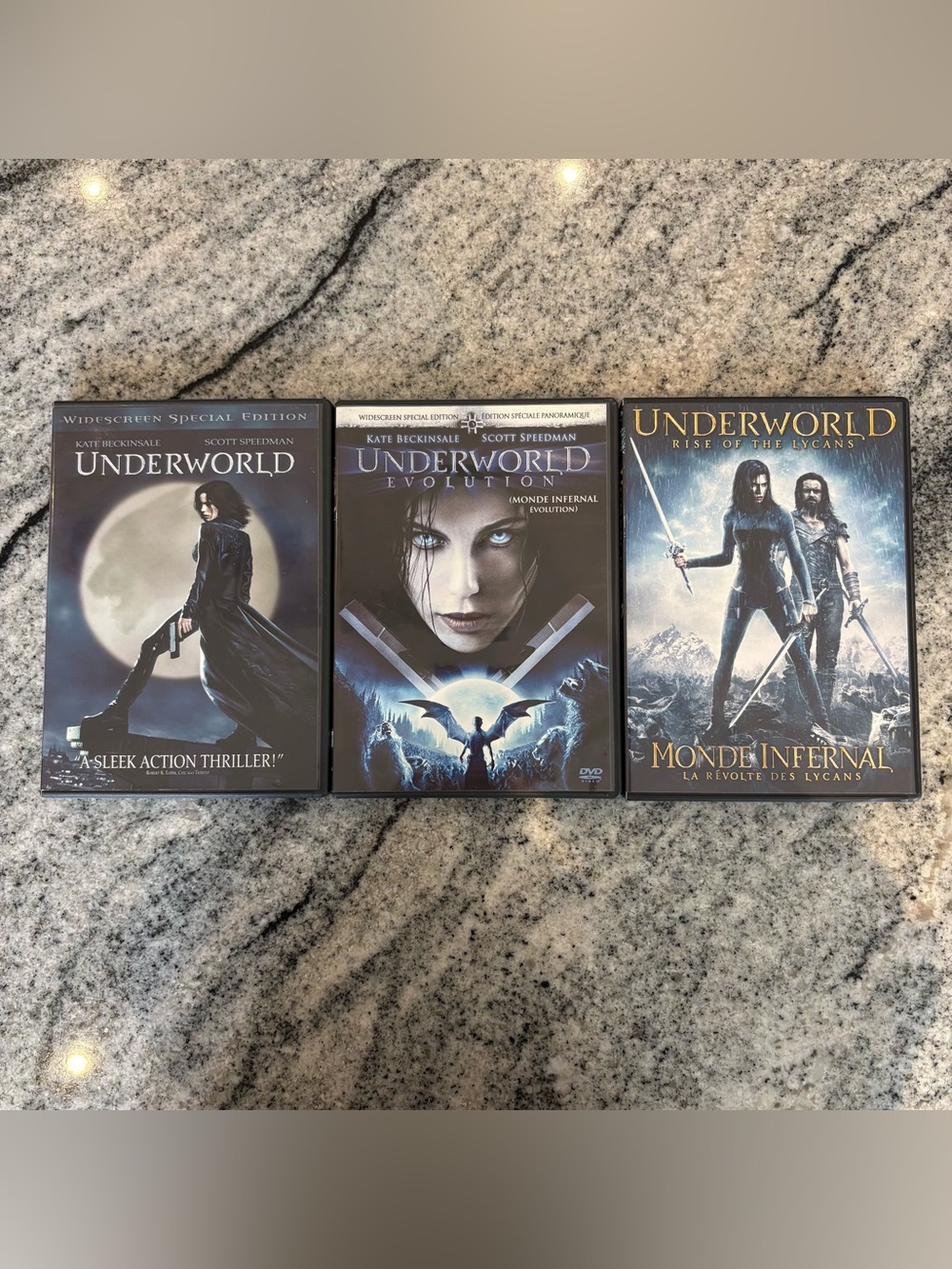 Lot Of First 3 Movies - Underworld - Underworld Evolution - Rise Of The Lycans
